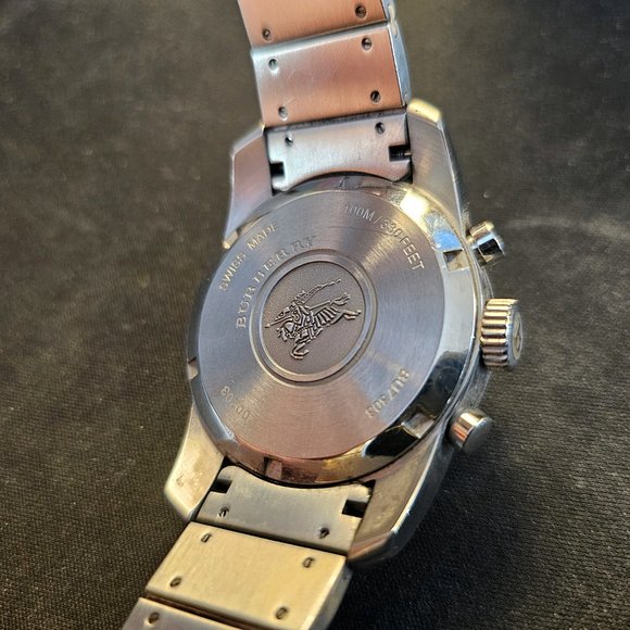 Vintage Men's Burberry Stainless Watch, BU7303, EKD insignia, authentic, used - Picture 10 of 16